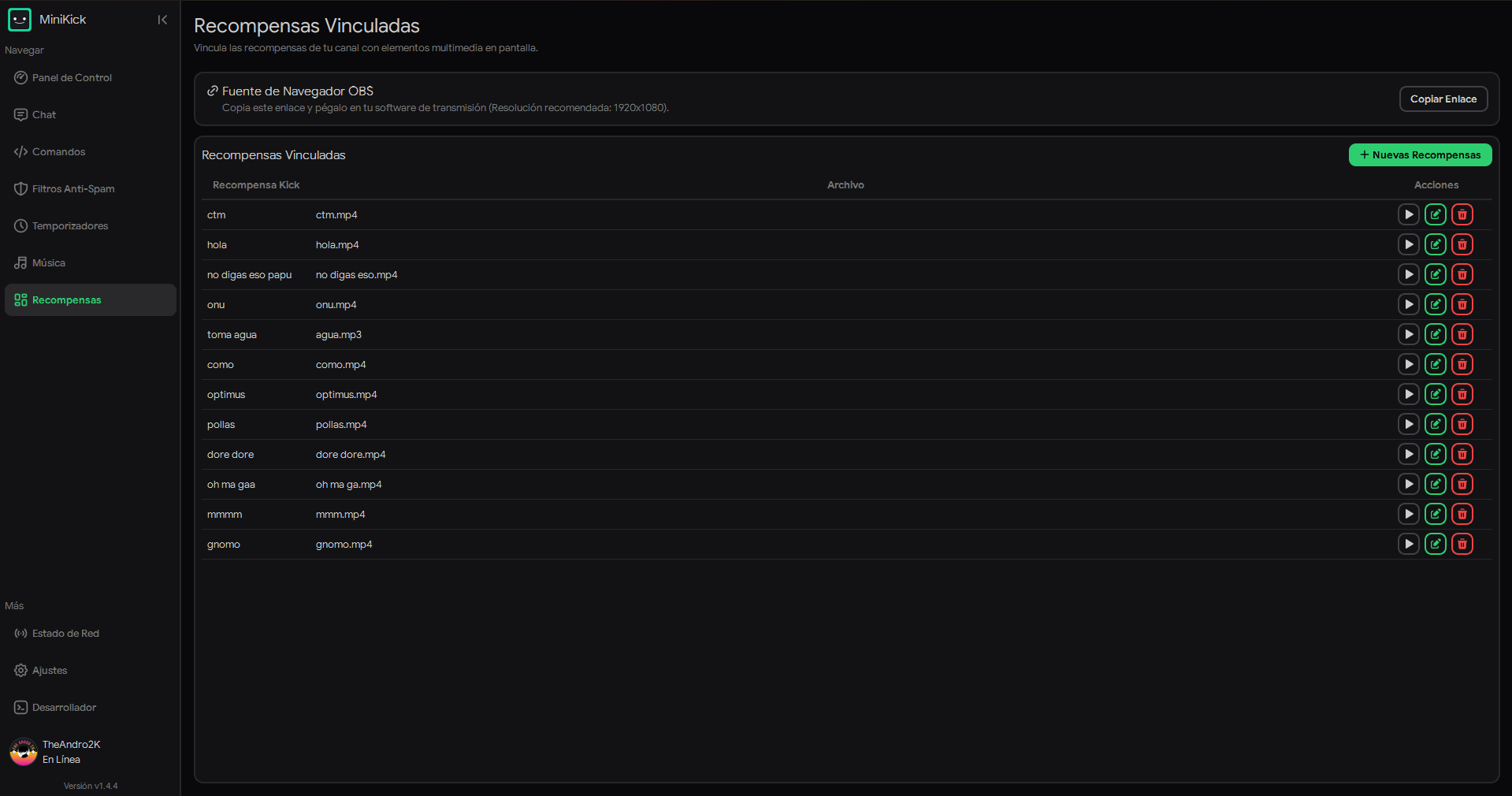 Lienzo de Overlay de Chat para OBS y Temas Visuales